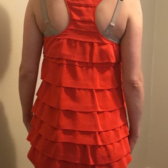 Orange Layered Madison Marcus Top - Picture 3 of 4